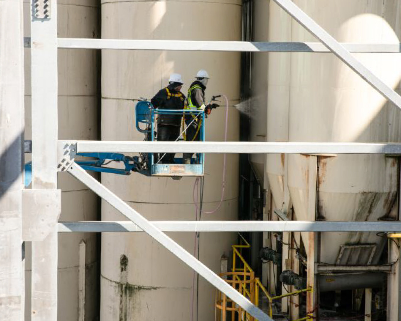 Industrial Silo Washing