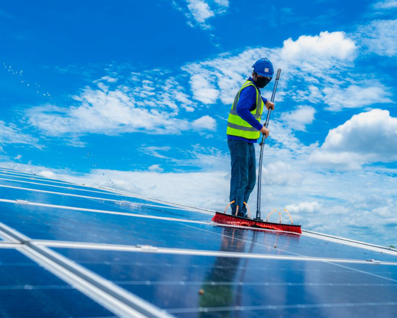 Solar Panel Washing and Cleaning